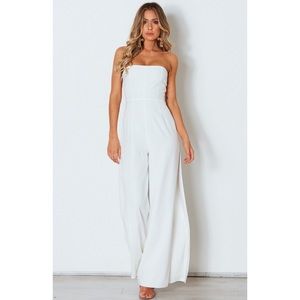 White Fox Boutique Dare To Be Jumpsuit (White)